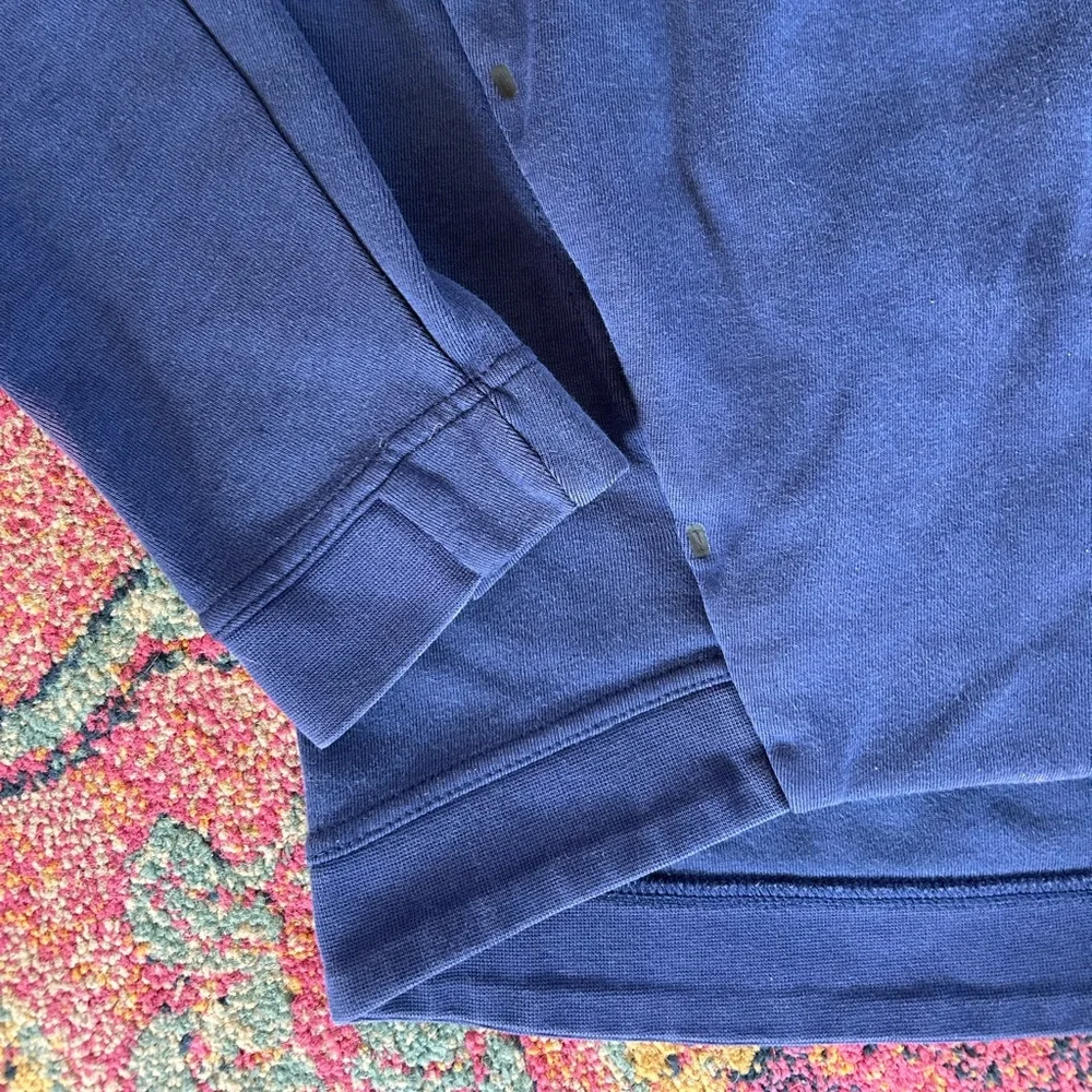 Nike | Women’s Dark Blue Funnel Neck Pullover Sweatshirt Side Pockets Size S